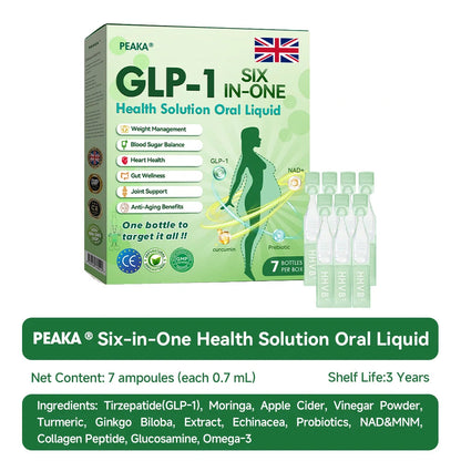 【 𝟖𝟎% 𝐎𝐟𝐟𝐑 🌿 𝐏𝐄𝐀𝐊𝐀® GLP-1 8 az 1-ben Fit & Vital szájon át szedhető oldat – Naponta egyszer, látható változások 7 napon belül / Elhízás, szív- és keringési egészség, cukorbetegség, alvási apnoe, bélrendszeri egészség, ízületi problémák és egyebek esetén